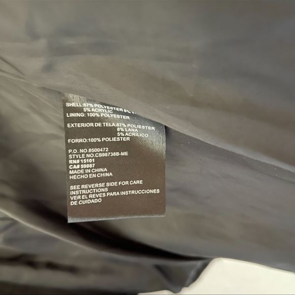 Black Pea Coat | Celebrity Pink - Picture 7 of 7